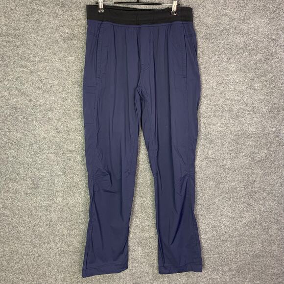 Lululemon Men’s Sz M Dance Studio Pants Striped‎ Blue Outdoors Athletic - Picture 1 of 10